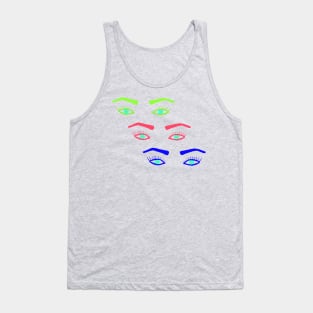 Neon Magical eyes Tank Top